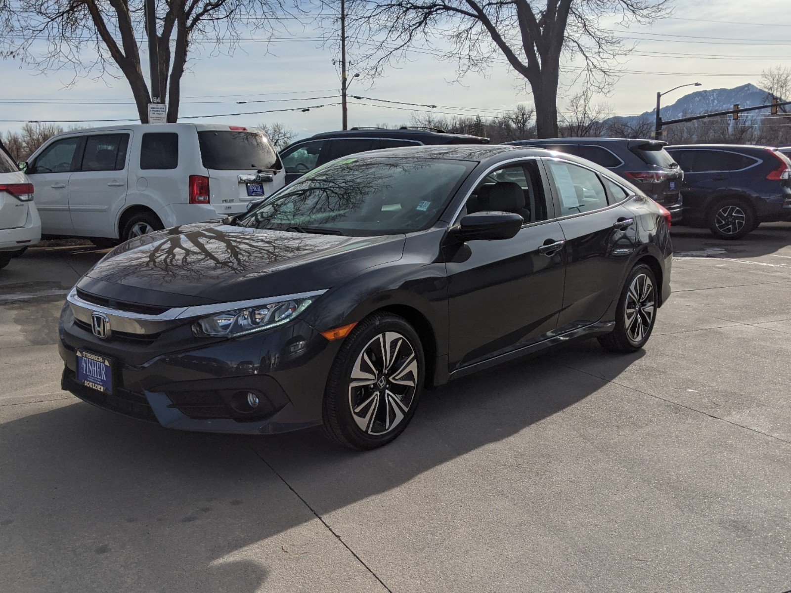 2018 Honda Civic EX-T CVT FWD 4dr Car H8173 - Fisher Honda