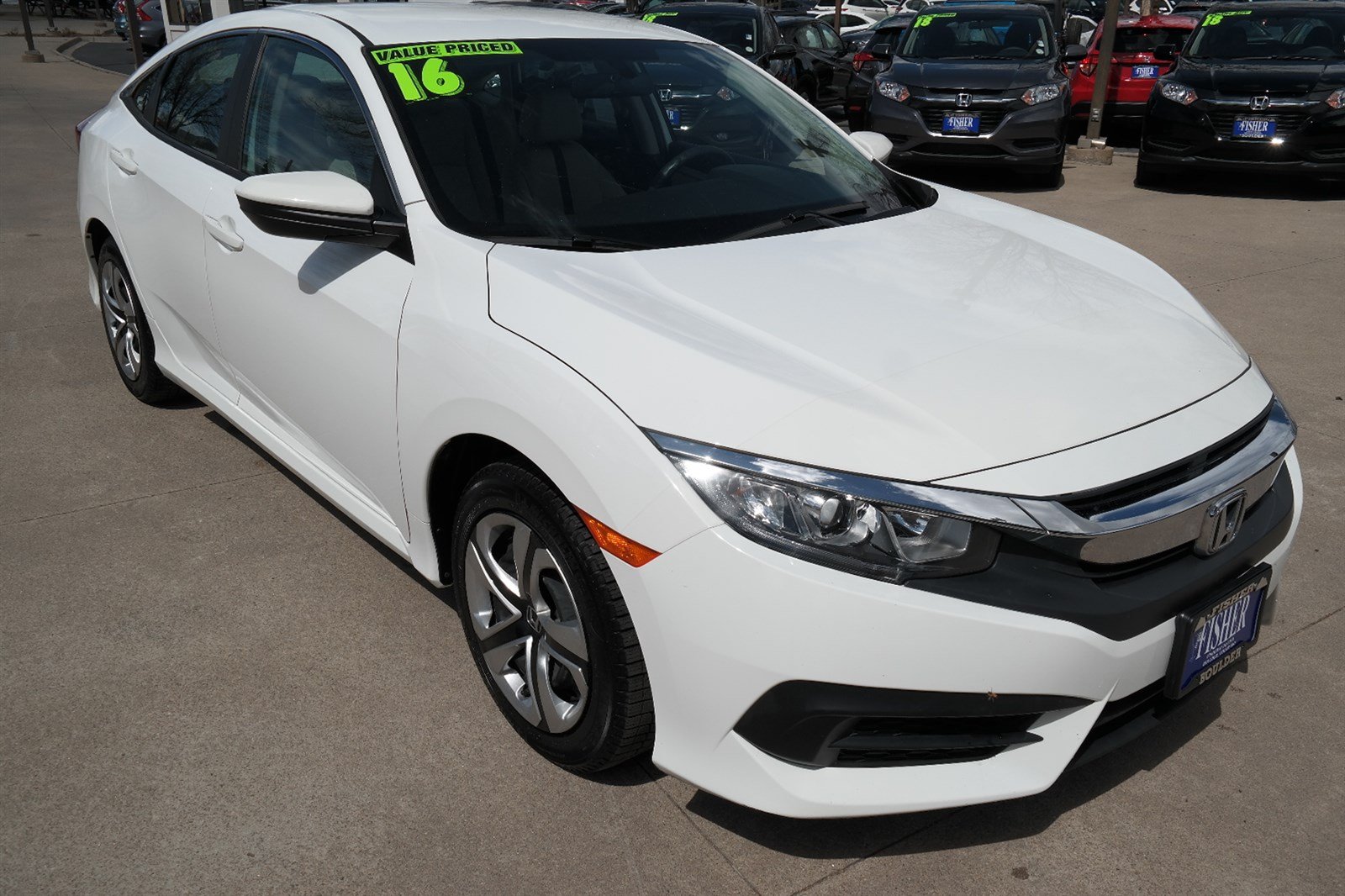 2016 Honda Civic 4dr CVT LX FWD 4dr Car - Fisher Honda