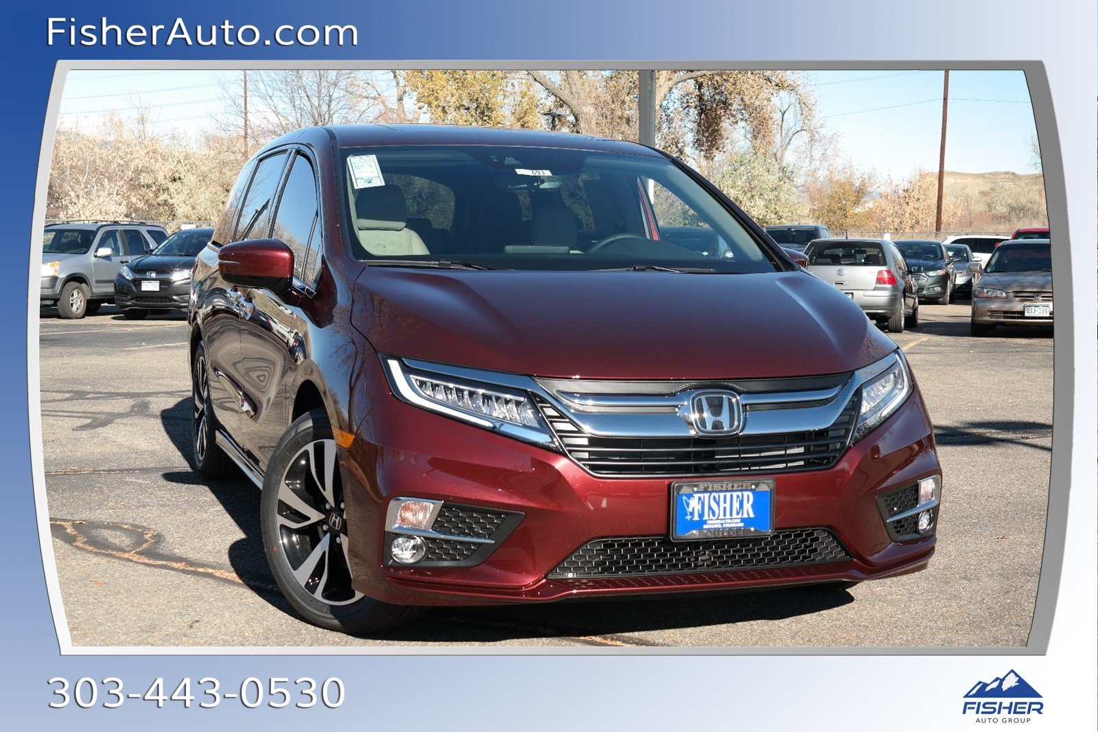 2019 Honda Odyssey Elite FWD Mini-van, Passenger - Fisher Honda