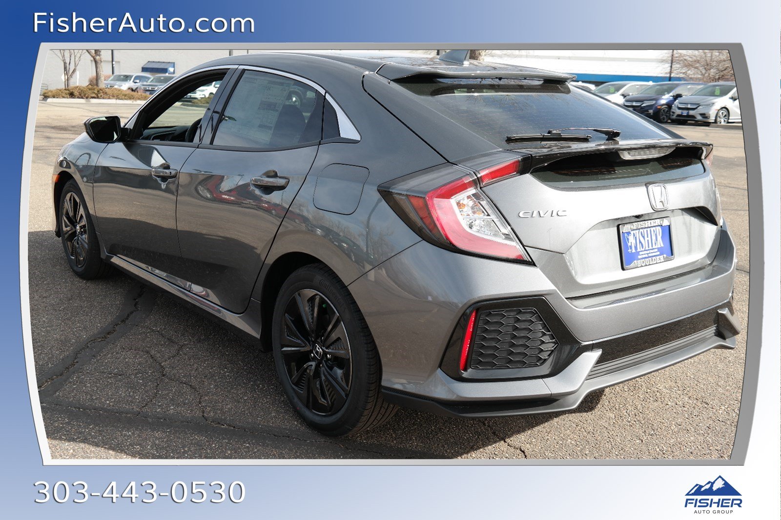 2019 Honda Civic Hatchback EX FWD 4dr Car - Fisher Honda